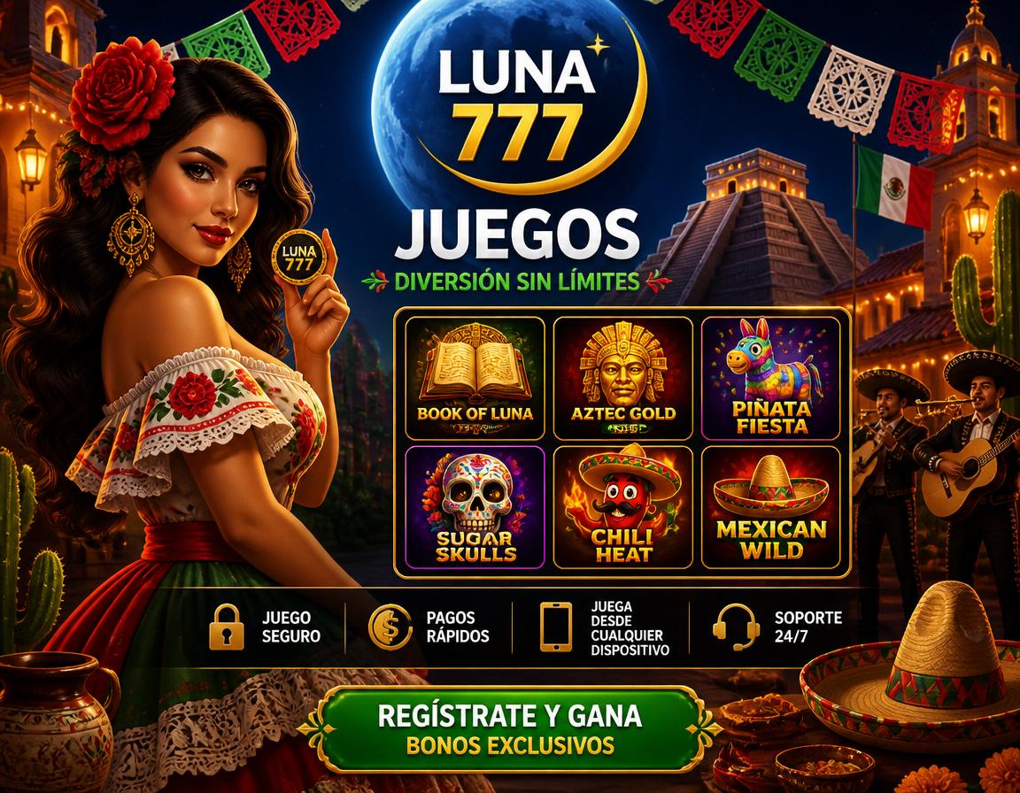 luna777 - catalogo de juegos casino Mexico Juegos de luna777 con slots, crash games, ruleta, cartas, live casino y fichas